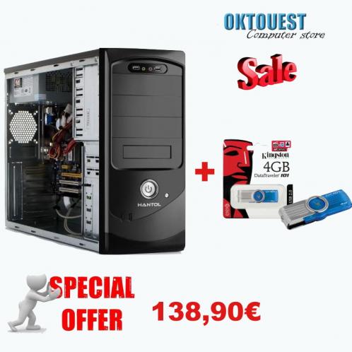 Barebone Bundle - Intel Celeron G1610 - RAM 2GB DDR3 - MB Intel H61 - Case & PSU